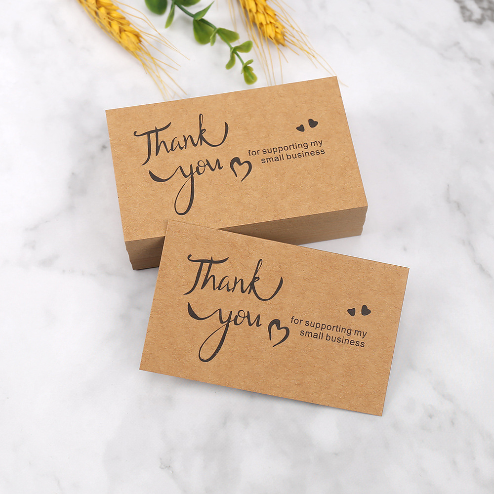 Wedding/Event Supply Store - 50 Buah Kartu Terima Kasih Kertas