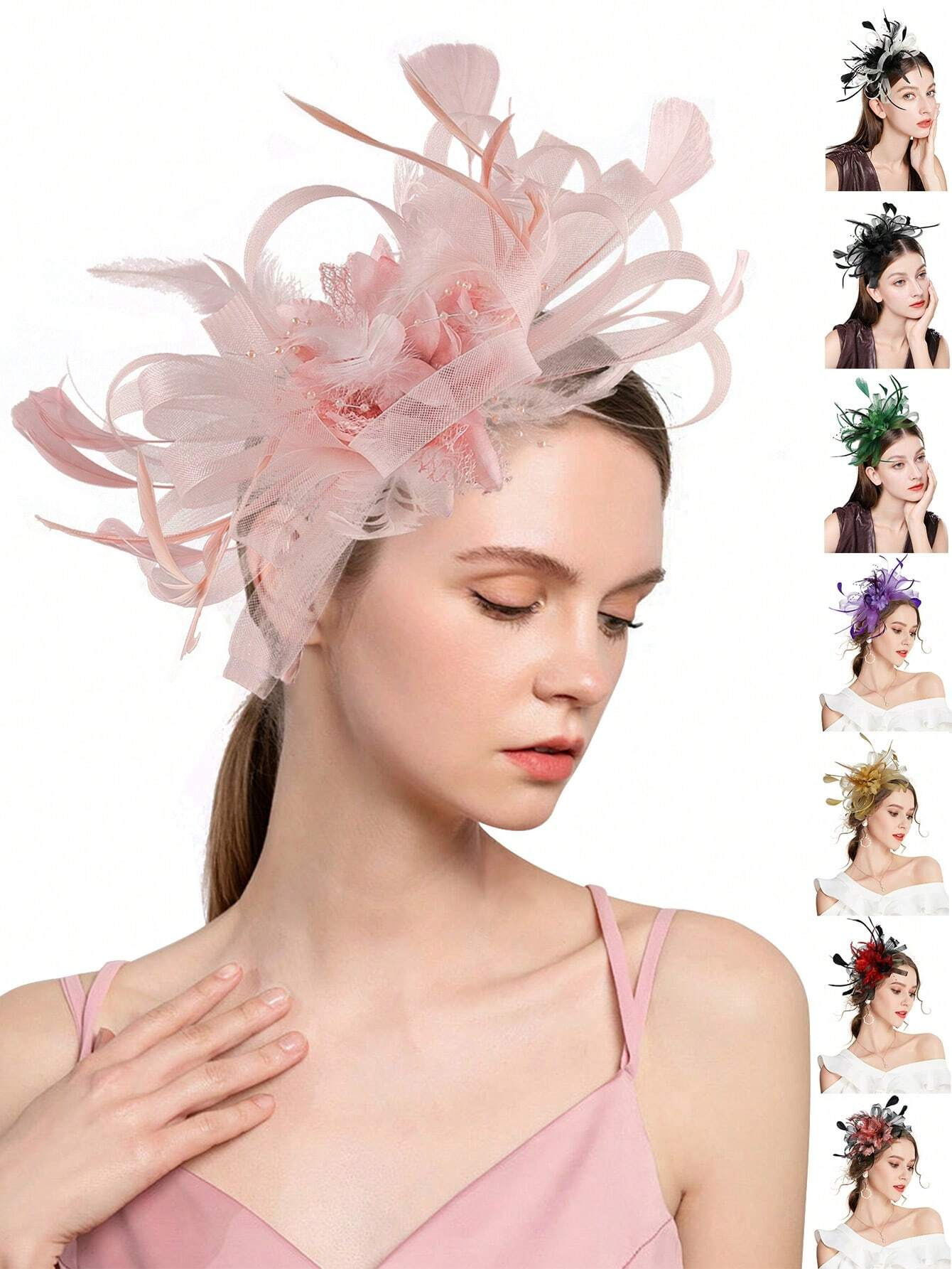 Wedding Dress Supply - 1 Buah Ikat Kepala Fascinator dengan