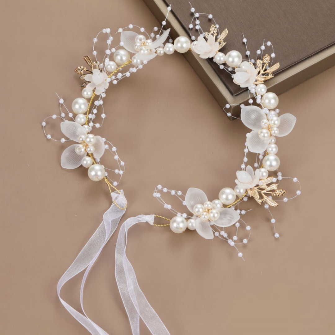 Wedding Arch Flower - Satu buah hiasan kepala ikat kepala