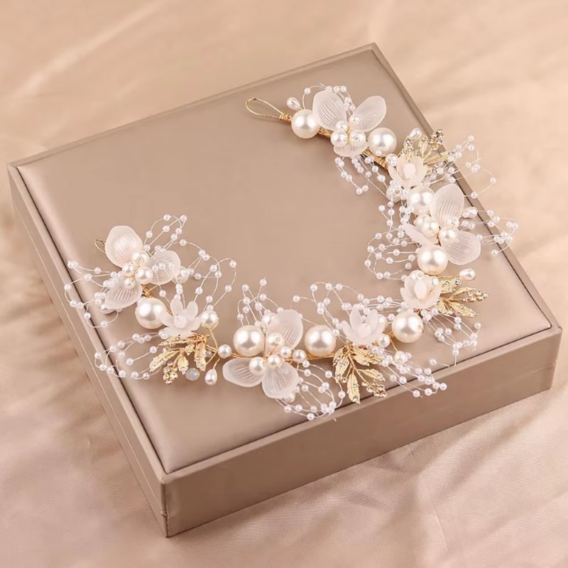 Wedding Arch Flower - Hiasan Kepala Mahkota Putri Lucu Ikat