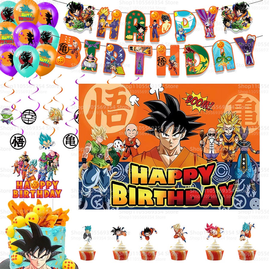 Dragon Ball Cake Topper Banner - Good Supply Wedding Cake ulasan dan harga