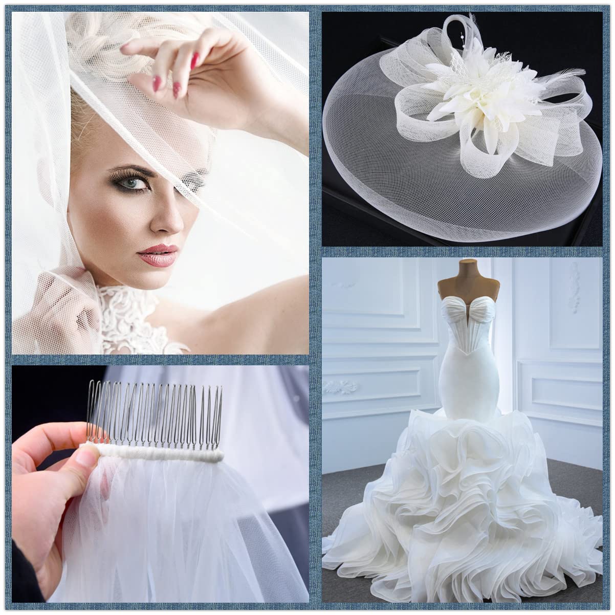 Pita Rambut Kuda Poliester Kak - Wedding Dress Supply ulasan dan harga