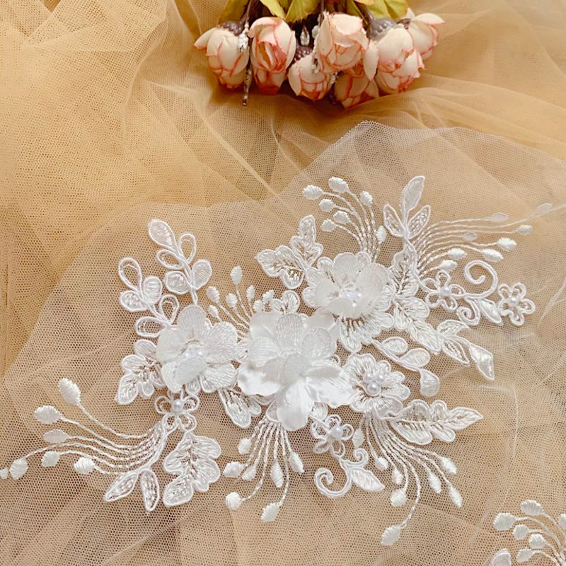 Garis perbatasan renda mutiara - Wedding Supply Online ulasan dan harga