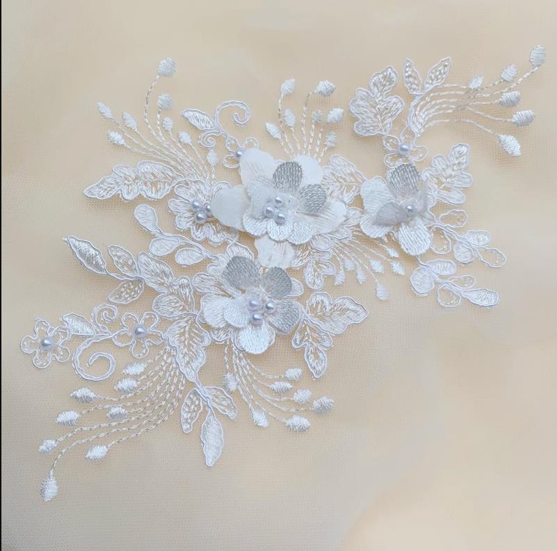Garis perbatasan renda mutiara - Wedding Supply Online ulasan dan harga