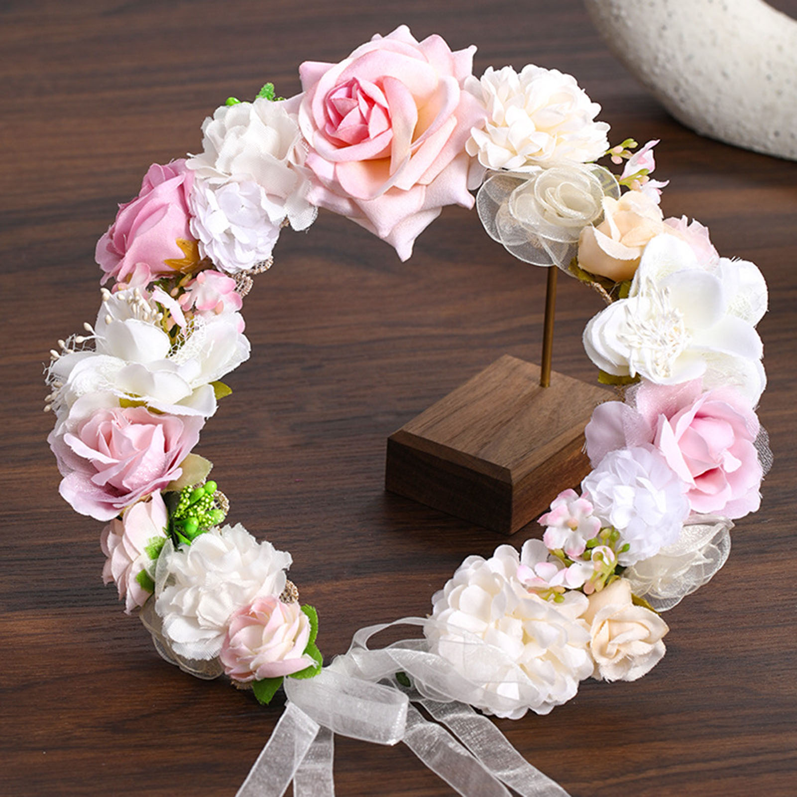Karangan Bunga Mahkota Bunga P - Wedding Arch Flower ulasan dan harga