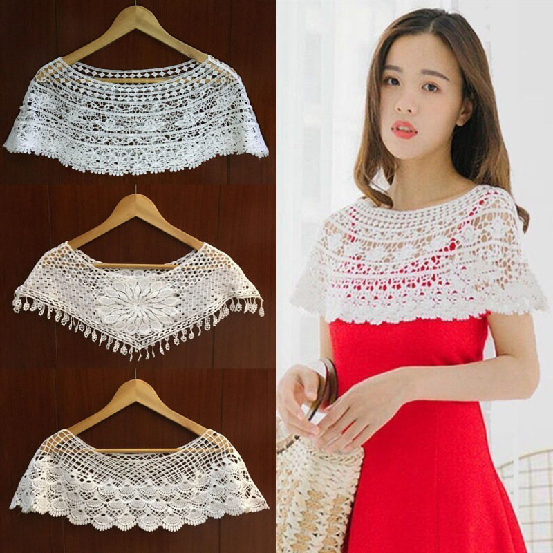 Selendang Rajut Wanita Model B - Wedding Dress Supply ulasan dan harga
