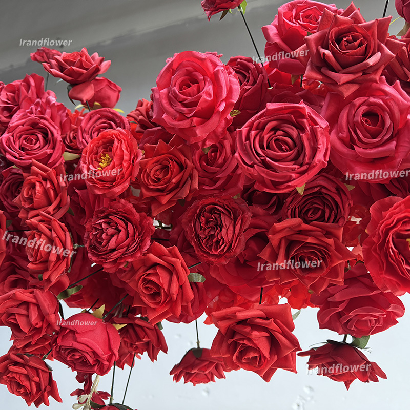 Bunga Buatan Berbentuk Lengkun - Wedding Arch Flower ulasan dan harga