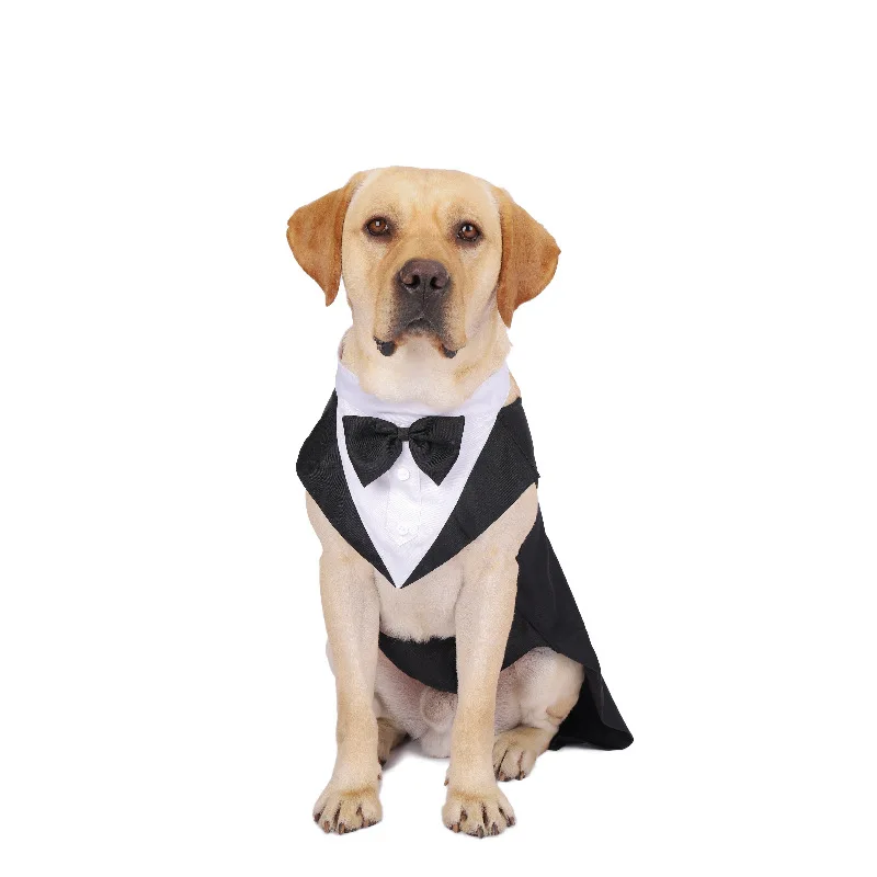 Pakaian Anjing Peliharaan Mode - Suitsupply Wedding Tuxedo ulasan dan harga