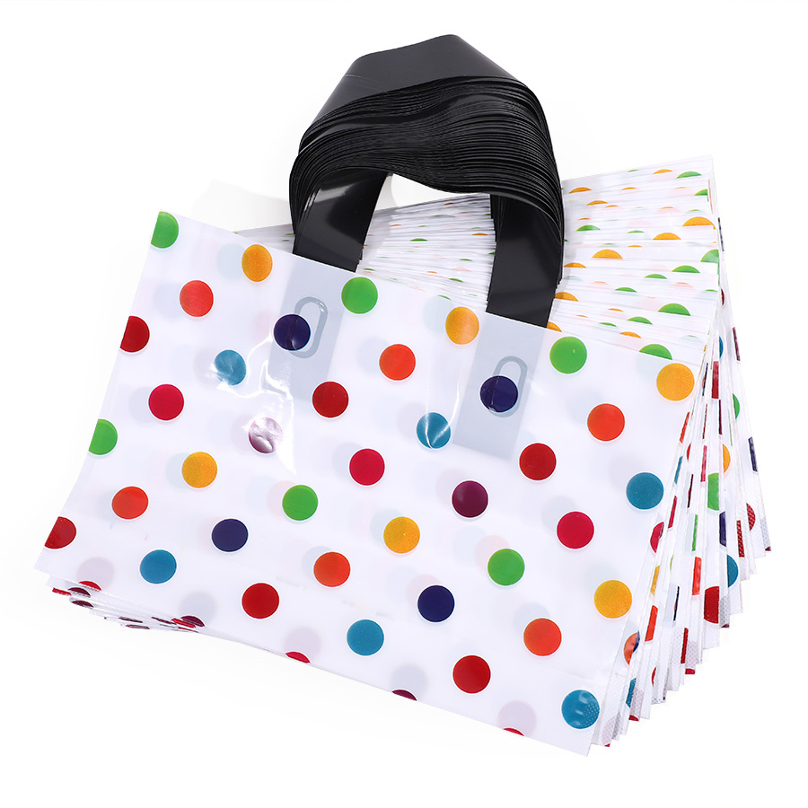 18Pcs Tas Tote Polka Dot Tebal - Wedding/Event Supply Store ulasan dan harga