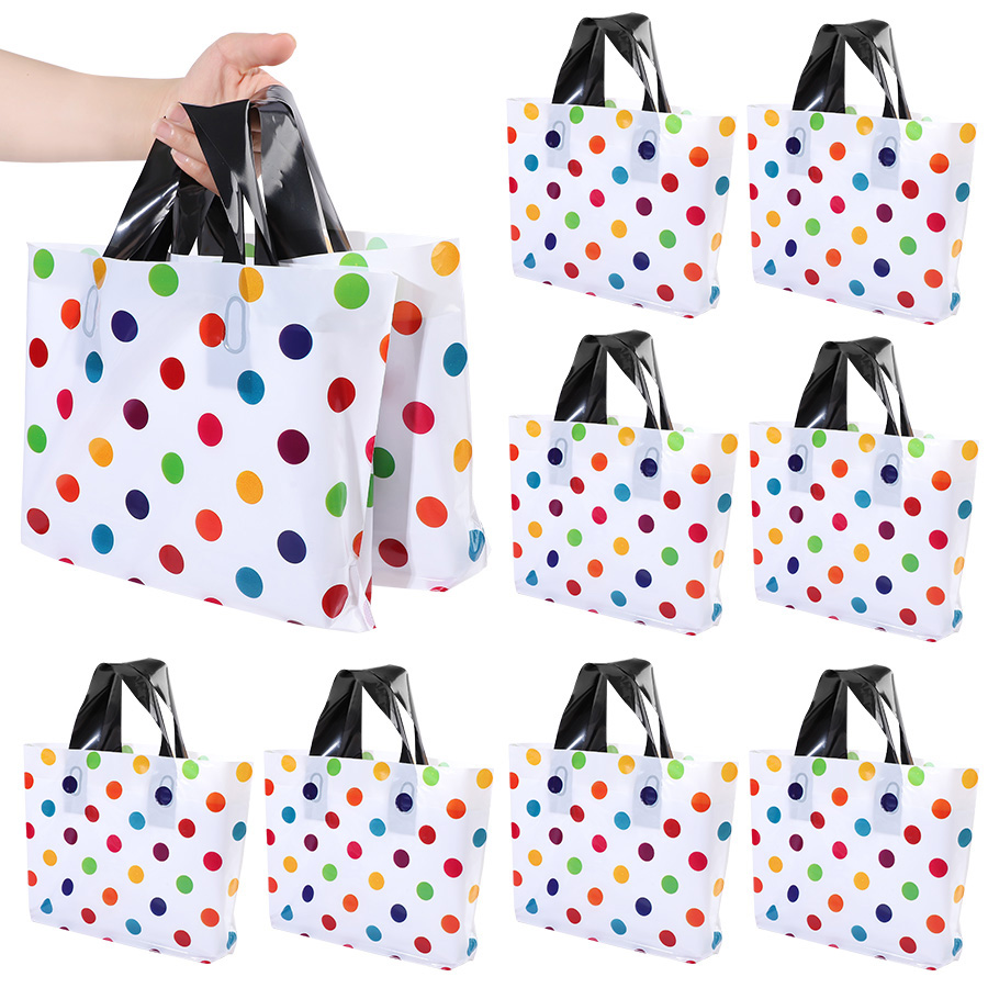 18Pcs Tas Tote Polka Dot Tebal - Wedding/Event Supply Store ulasan dan harga